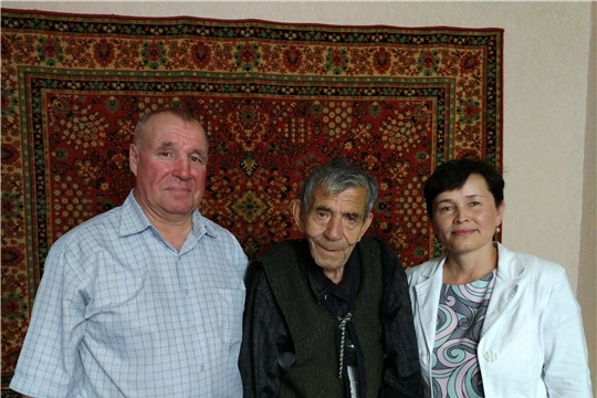 95-летний юбилей отмечает ветеран войны Устинов Егор Гаврилович