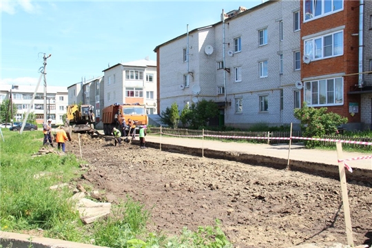 В Красночетайском районе началась реализация приоритетного проекта «Формирование современной городской среды»