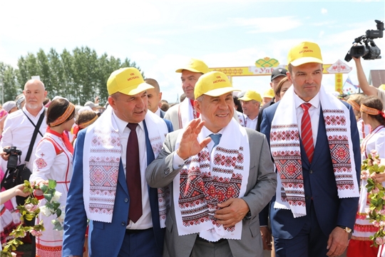 В татарском поселке Аксубаево гулял Всероссийский Уяв