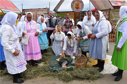 Моргаушцы приняли участие в праздновании Дня Республики