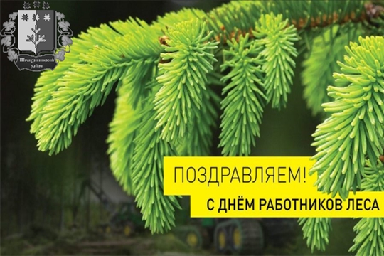 Поздравление главы Шемуршинского района Хамдеева М.Х. и главы администрации Шемуршинского района Денисова В.В. с Днем работников леса и лесоперерабатывающей промышленности.