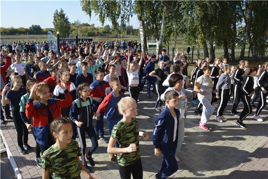 День села Яльчики: зарядка со звездой