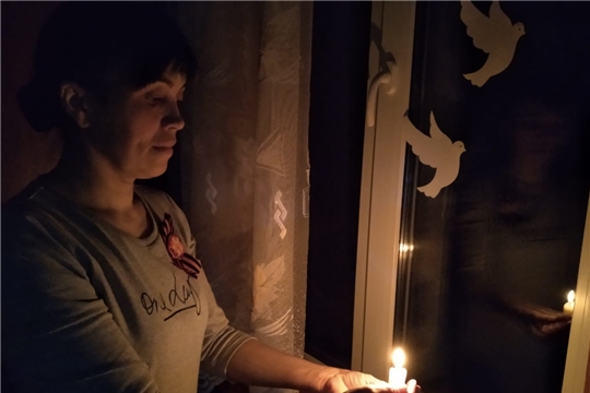 В Алатырском районе прошла всероссийская акция «Фонарики Победы»