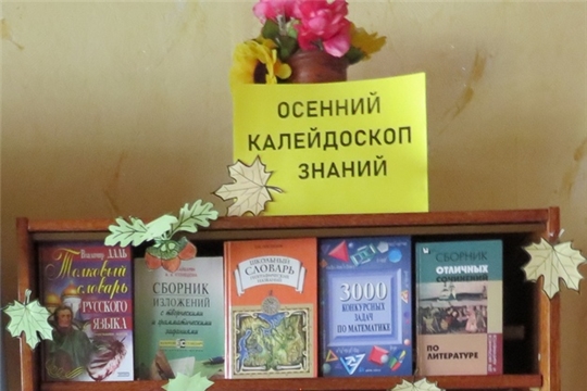 Книжная выставка «Осенний калейдоскоп знаний»