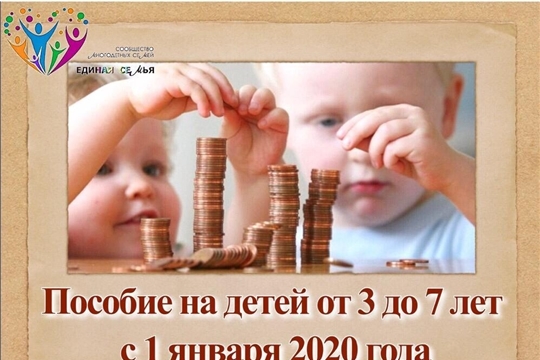 Более 73 млн рублей направлено на выплату детских пособий от 3 до 7 лет