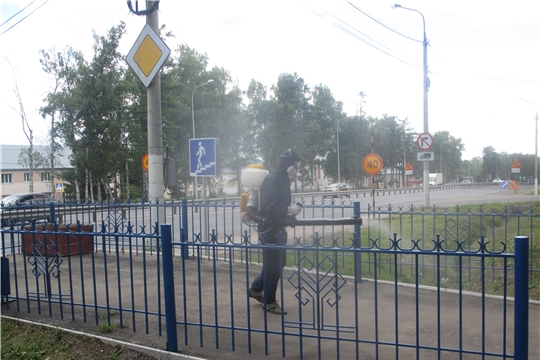 Дезинфекция в п. Кугеси