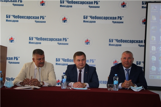 Министр здравоохранения Чувашии Владимир Степанов с рабочим визитом посетил Чебоксарский район