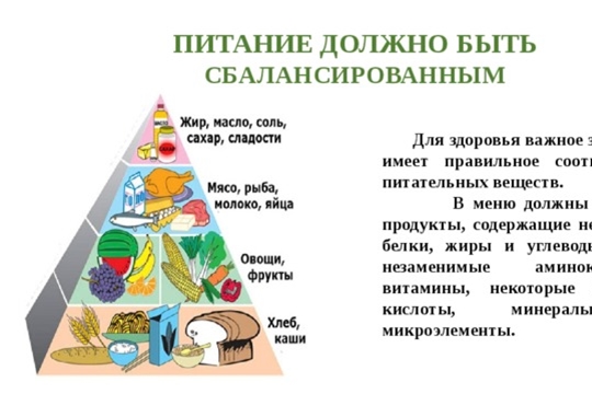 Питание должно быть правильным с детства