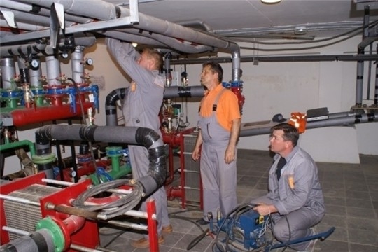Работы по промывке и опрессовке тепловых узлов в Чебоксарах подходят к концу ("НТА-Приволжье")
