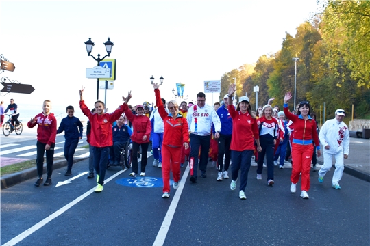 Почти 1000 участников собрал Всероссийский день ходьбы в городе Чебоксары