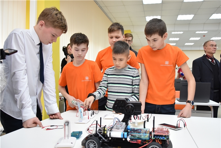 В детском технопарке «Кванториум» г. Новочебоксарск – инженерные каникулы 