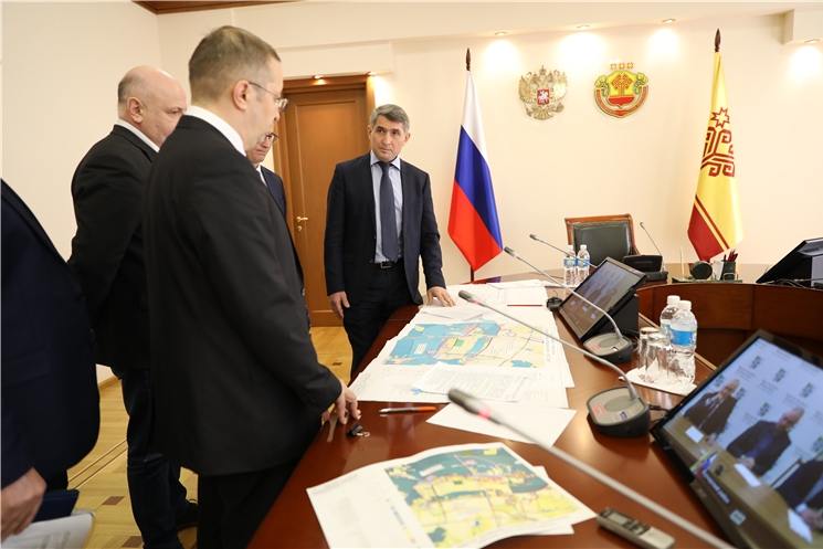 Олег Николаев взял на контроль строительство очистных сооружений в Вурнарах