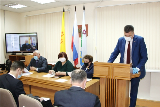 Альбина Егорова приняла участие в работе Оперативного штаба по предупреждению распространения коронавирусной инфекции на территории Чебоксарского района