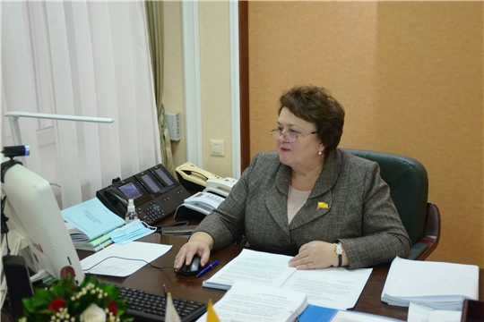 Альбина Егорова провела заседание Президиума Госсовета Чувашии