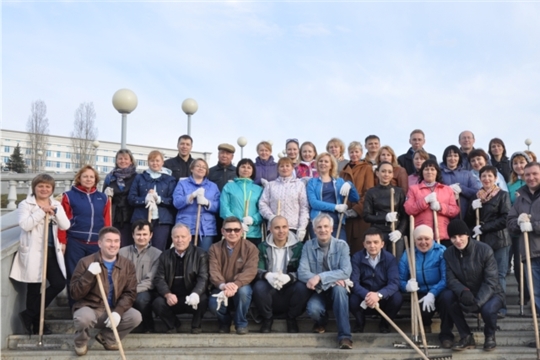 19 апреля 2016 года коллектив Контрольно-счетной палаты вышел на субботник