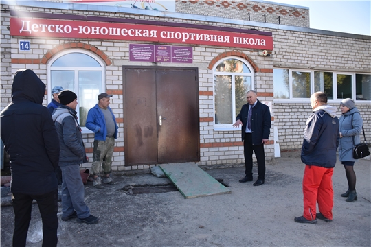 Ход капитального ремонта в МБДОУ «ДЮСШ» находится на контроле главы администрации Красноармейского района  