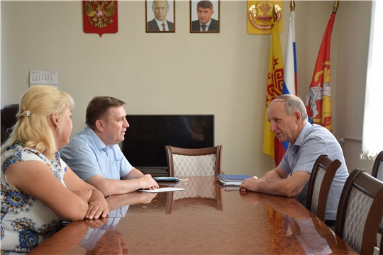 Министр цифрового развития, информационной политики и массовых коммуникаций Чувашской Республики Михаил Анисимов посетил Красночетайский район