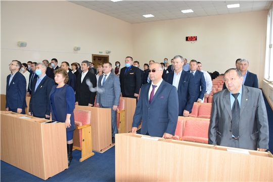 Состоялось первое заседание Собрания депутатов Красночетайского района VII созыва