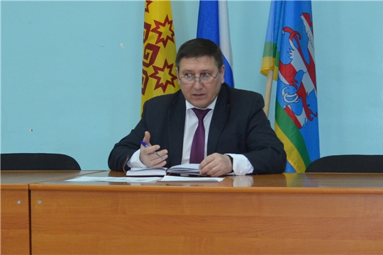 Рабочее совещание при главе администрации Мариинско-Посадского района