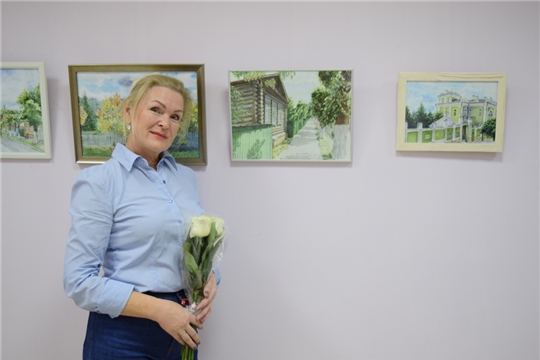Выставка акварели «19/20» развернулась в Национальной библиотеке Чувашской Республики