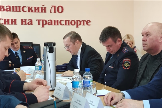 Руководитель Минприроды Чувашии Александр Воробьев принял участие в совещании в Чувашском ЛО МВД России на транспорте