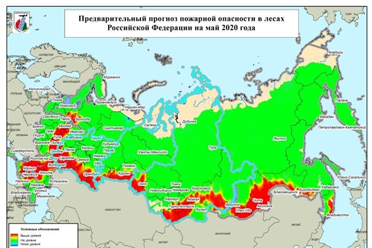 Рослесхоз подготовил долгосрочный прогноз пожарной опасности в лесах на 2020 год