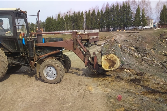В д. Арабоси Урмарского района стало чище 