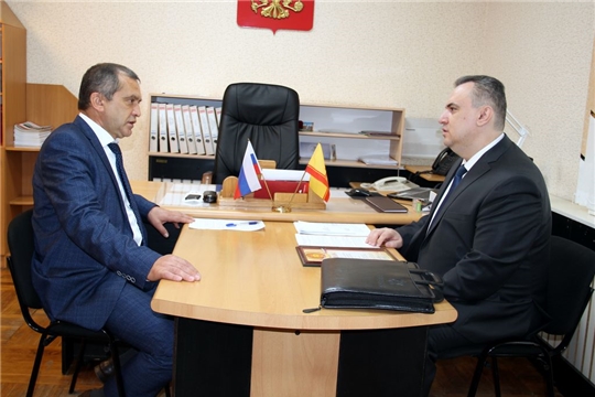 Руководитель Государственной службы Чувашской Республики по делам юстиции Дмитрий Сержантов  посетил Моргаушский район