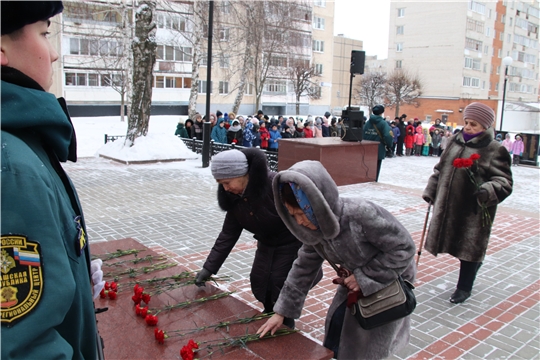 г. Новочебоксарск: состоялось памятное мероприятие, посвященное 76-ой годовщине снятия блокады Ленинграда