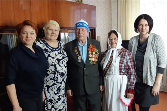 Участнику Великой Отечественной войны Плетневу Николаю Егоровичу вручили юбилейную медаль «75 лет Победы в Великой Отечественной войне 1941–1945 гг.»