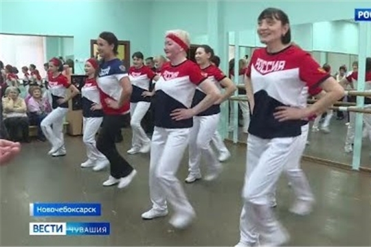 В Чувашии дамы элегантного возраста увлеклись фитнес-аэробикой 