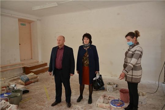 И.о. главы администрации района Андрей Тихонов ознакомился с ходом ремонтных работ в учреждениях культуры