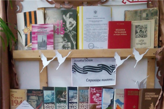 Книжная выставка «Страницы памяти»
