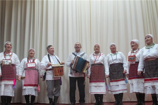 Встреча гостей в д.Михайловка