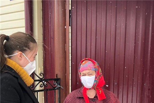 О работе волонтеров Цивильского района по доставке освященной вербы на дом