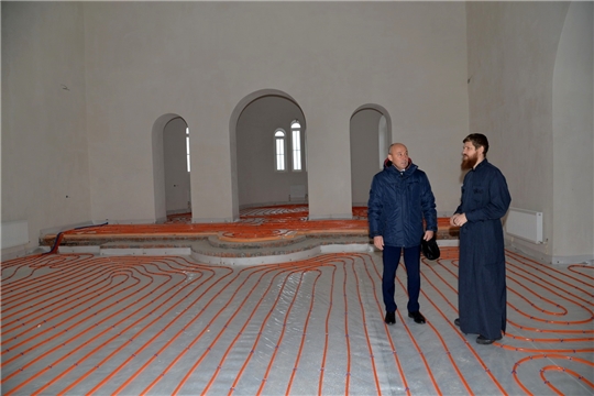 Строительство храма Державной иконы Божией Матери в с.Батырево продолжается  полным ходом