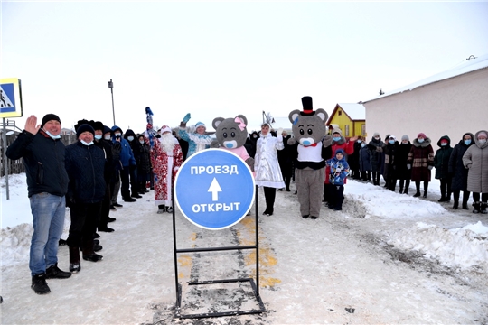 Открытие дороги и новая стелла в д.М.Арабузи