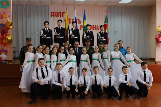 В Комсомольской средней школе №1 состоялось посвящение в кадеты