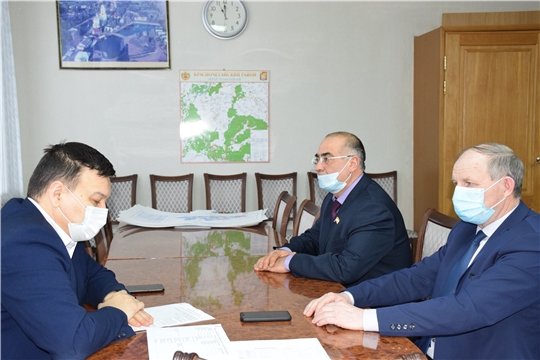 Руководитель Администрации Главы Чувашской Республики Вячеслав Борисов посетил Красночетайский район