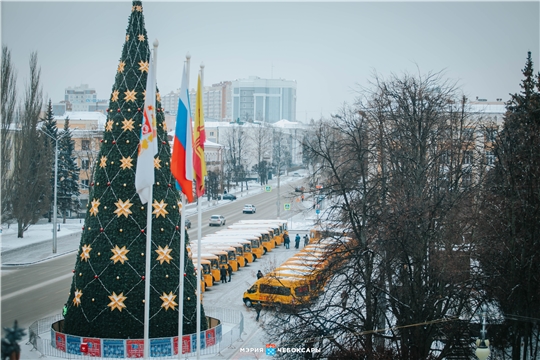 Парк школьных автобусов Чебоксар пополнился дополнительной единицей