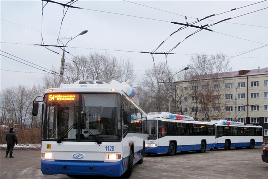 По Новочебоксарску будет курсировать бесплатный троллейбус с Дедом Морозом и Снегурочкой