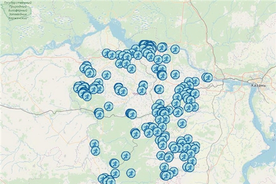 На портале пространственных данных Чувашии появилась карта, посвящённая активному зимнему отдыху