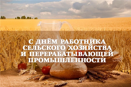 Поздравление главы администрации Алатырского района Н.И. Шпилевой с Днем работника сельского хозяйства и перерабатывающей промышленности