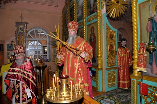 Праздничная служба в честь престольного праздника придела храма А.Невского в с.Батырево