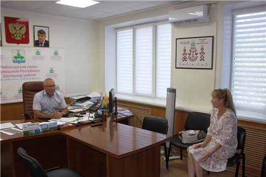 Глава администрации Чебоксарского района Николай Хорасёв провел прием граждан