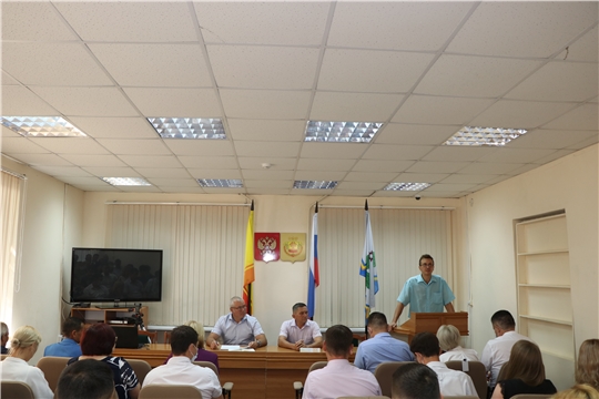 Глава администрации Чебоксарского района Николай Хорасёв провел  еженедельное совещание