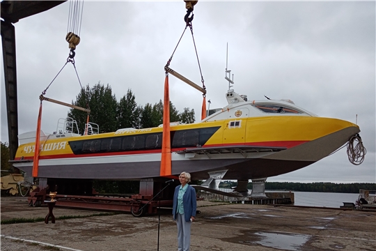 В Нижегородской области спущен на воду «Валдай» «Мая Костина» ⠀