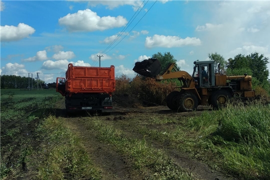 Ликвидация возгорания на полигоне ТБО в Алатыре продолжается и находится на контроле у руководства города