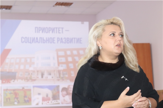 Рабочий визит в Алатырь заместителя Председателя Кабинета Министров Чувашской Республики - министра образования и молодежной политики Аллы Салаевой