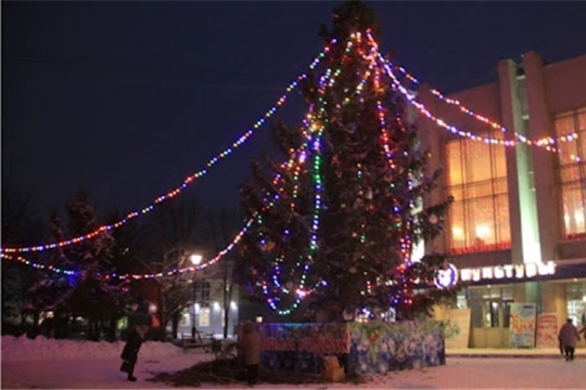 «Огни родного города» украсят Алатырь к Новому году